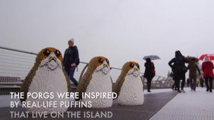LEGO Porgs have arrived in London
